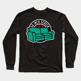 50 Inch Screen, Money Green Leather Sofa Long Sleeve T-Shirt